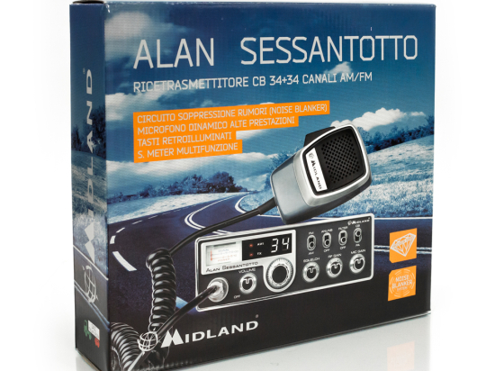 Midland Alan Quarantotto and Handsfree Kit CB Radio : buy online - Midland